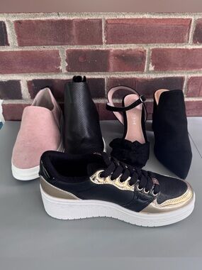 Lot Of 5 Single Shoes Mixed Sizes Brands Styles Women’s For Art Projects